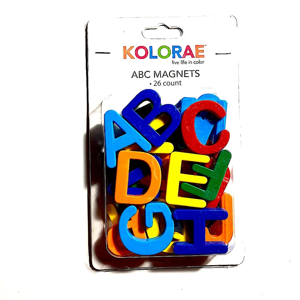 NEW Colorful Magnetic Uppercase Letters, 26 count